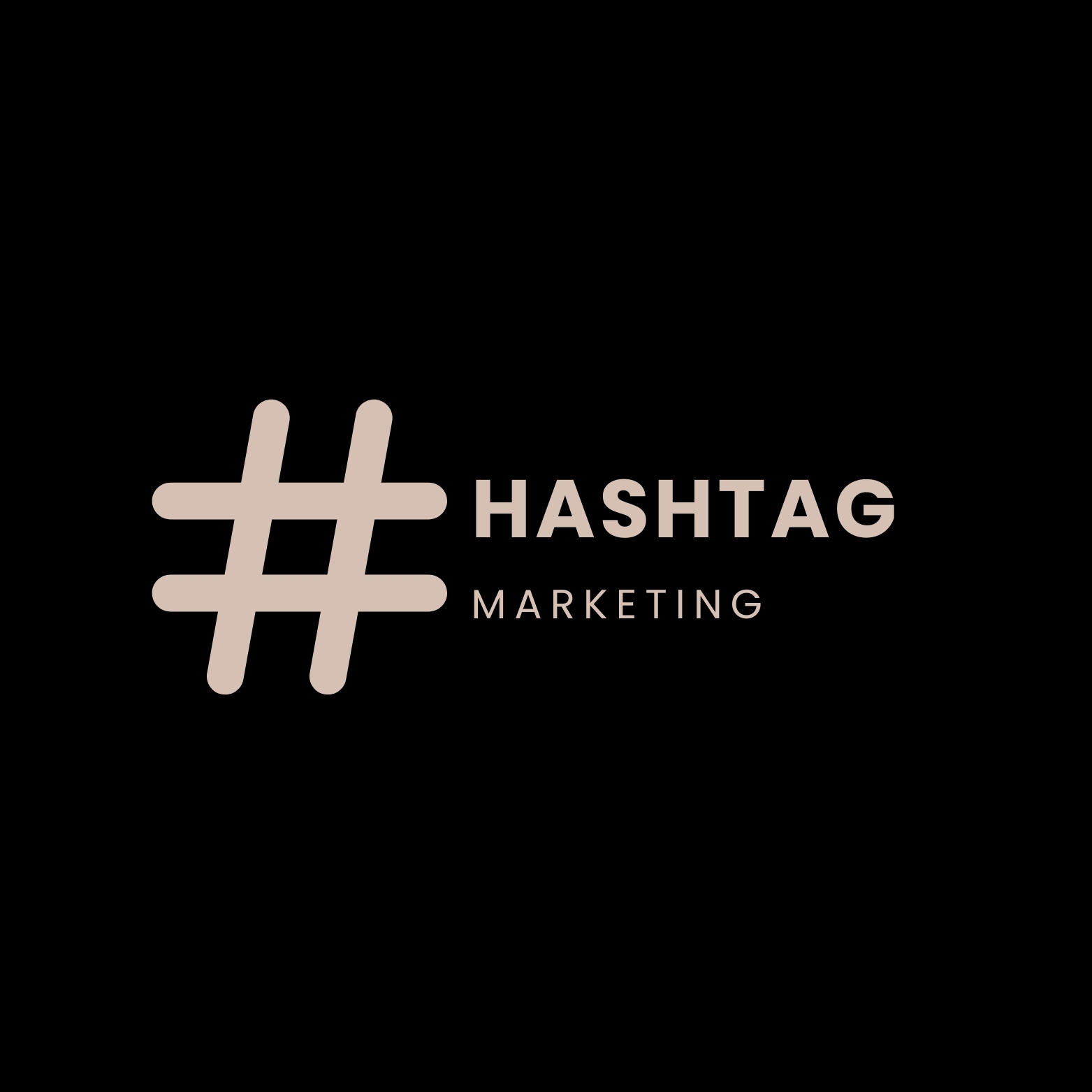 Hashtag Marketing Company Logo